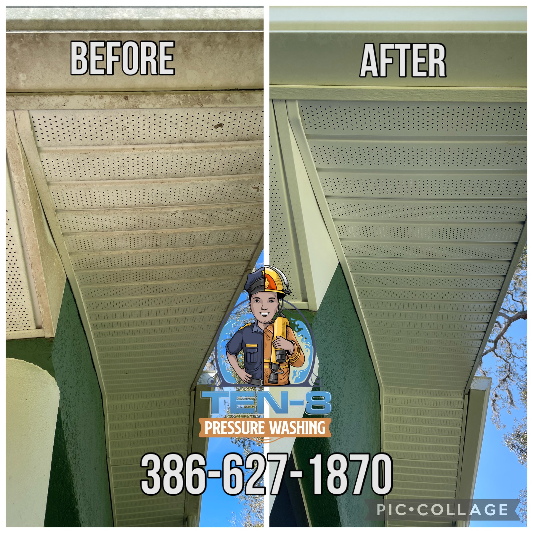Residential Pressure Washing: Refreshing House Wash, Expert Gutter Cleaning, and Gleaming Driveway Services in Flagler, Flagler Beach, Palm Coast and surrounding areas